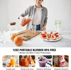 Mini Rechargeable Juicer Blender – Portable USB Smoothie & Juice Maker