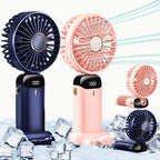 Mini Portable Fan – USB Rechargeable Handheld Air Fan for Travel & Office