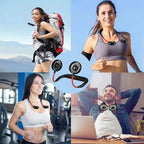 USB Neck Fan – 360° Hands-Free Portable Cooling Fan with 3 Speed Settings