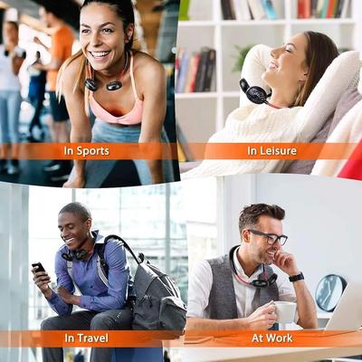USB Neck Fan – 360° Hands-Free Portable Cooling Fan with 3 Speed Settings