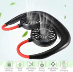 USB Neck Fan – 360° Hands-Free Portable Cooling Fan with 3 Speed Settings