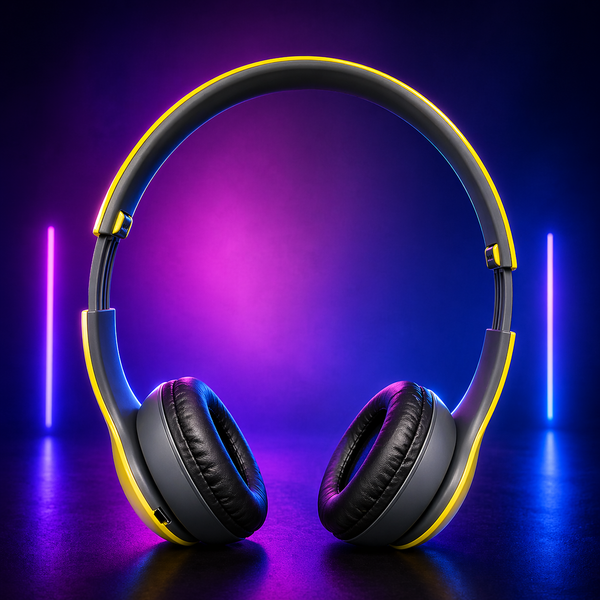 P47 Wireless Headphones – Foldable Over-Ear Bluetooth Headset with Deep Bass