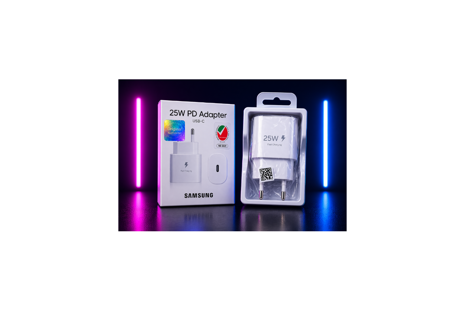 25W USB-C Fast Charger – Wall Charging Adapter for Android & iPhone