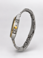Gold Silver Men's Wrist Watch – Elegant Formal Dress Watch for Daily Wear