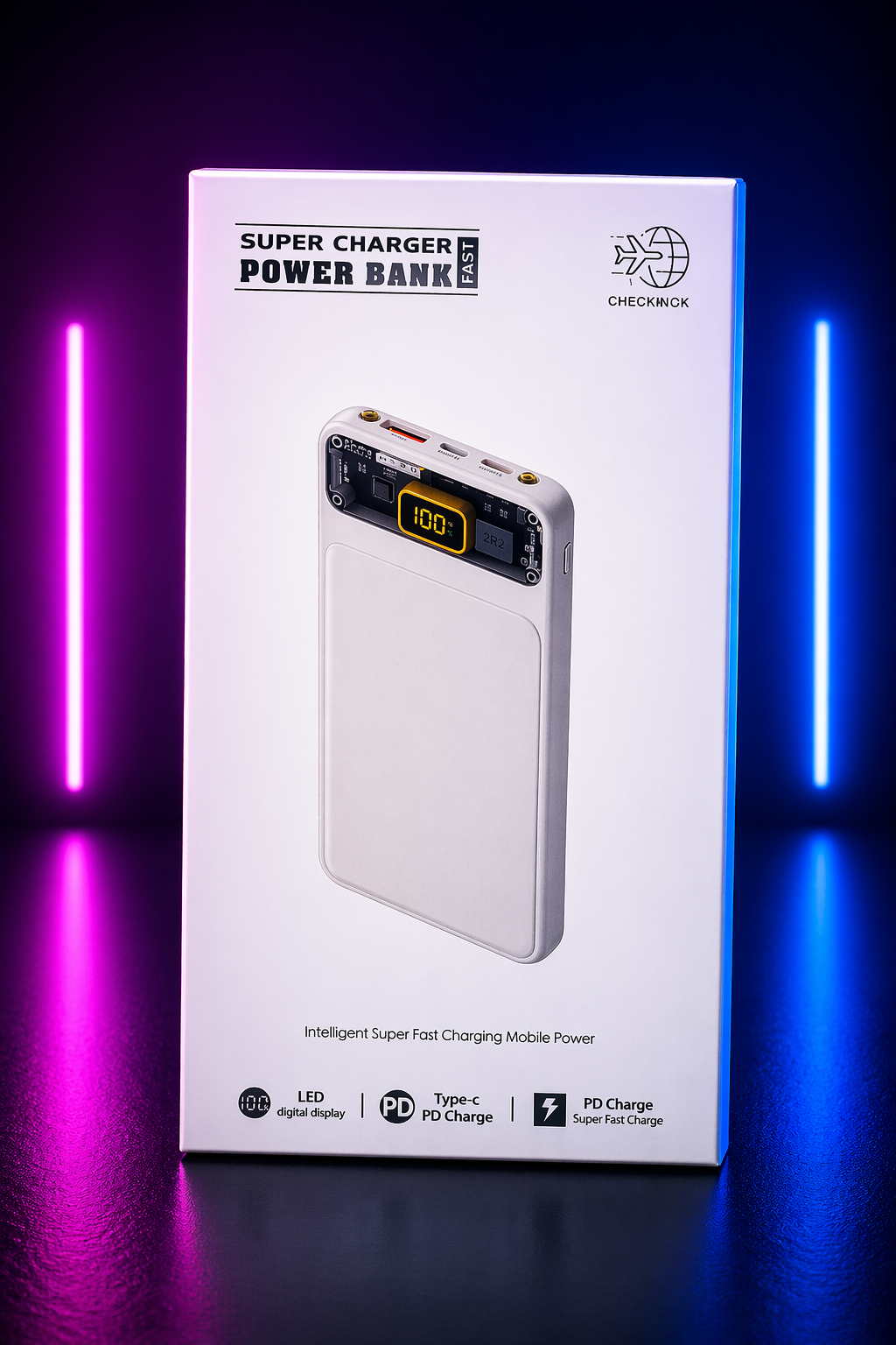 10000mAh Portable Power Bank – Fast Charging Dual USB Battery Pack
