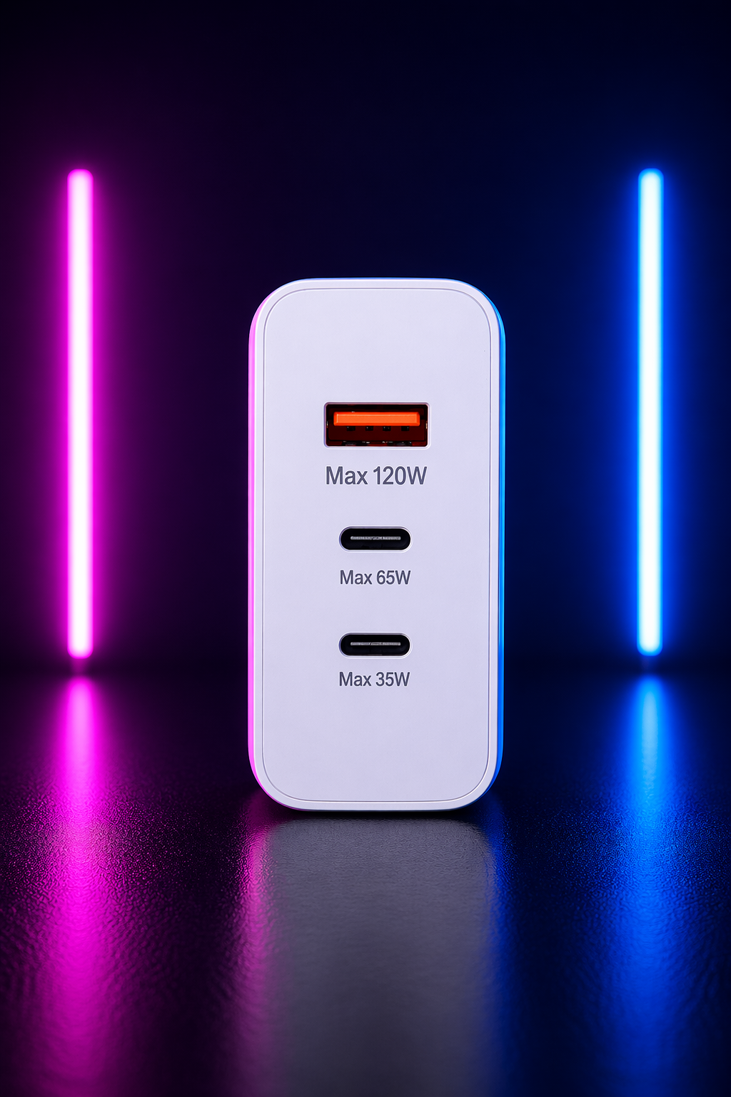 120W Fast Charging Adapter – USB Warp Charger for Smartphones & Tablets