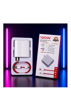 120W Fast Charging Adapter – USB Warp Charger for Smartphones & Tablets