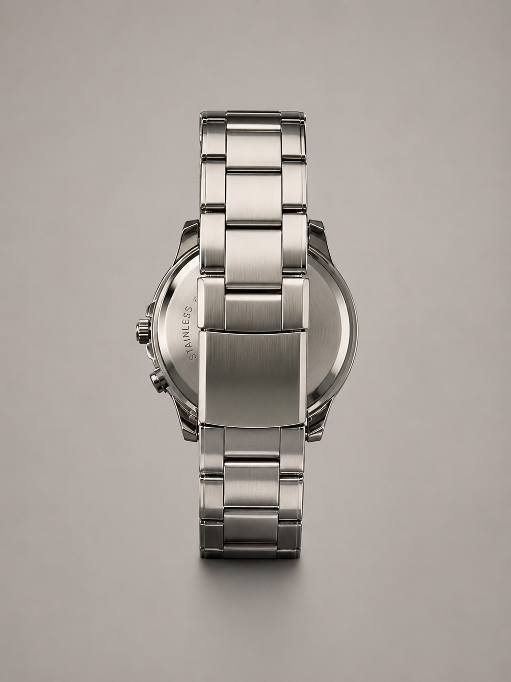 AQUATIME Silver Chronograph Watch for Men – Stainless Steel Bracelet