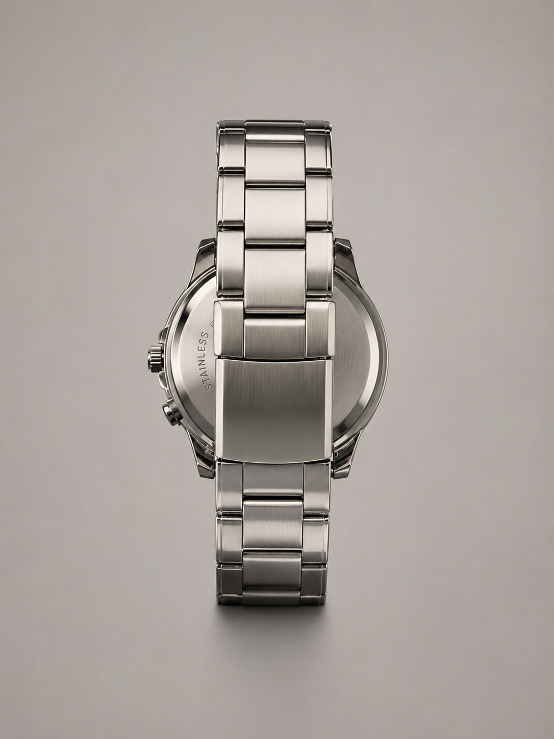 AQUATIME Silver Chronograph Watch for Men – Stainless Steel Bracelet